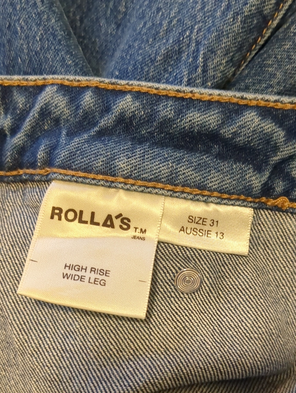 ROLLA'S High Rise Wide Leg Jeans - Picture 4 of 7